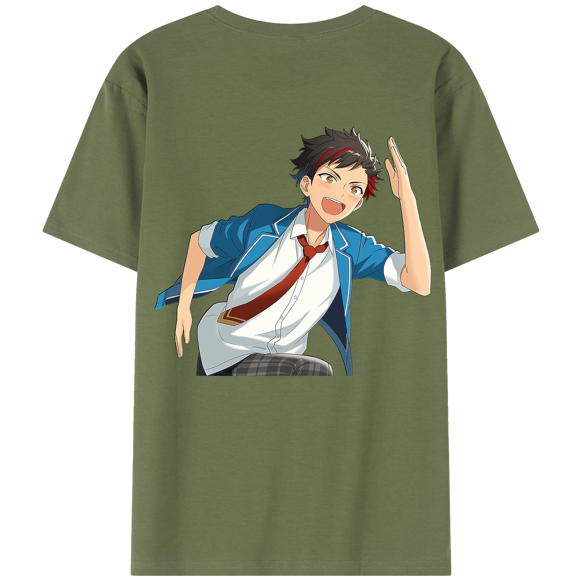 （画像用） あんさんぶるスターズ! Ensemble Stars 綿100％半袖Tシャツ（背面プリント）